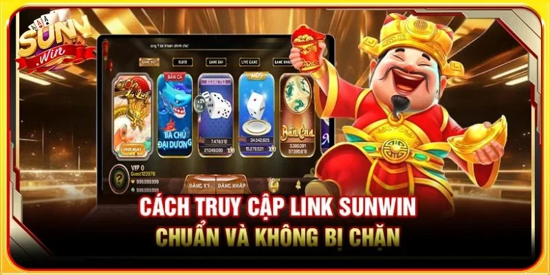 Người chơi cần truy cập vào đúng link của SUNWIN tại 1line.in
